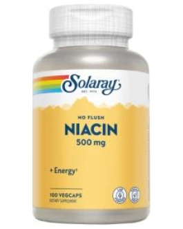 Niacin 500Mg. No Ruborizante 100Cap. Solaray