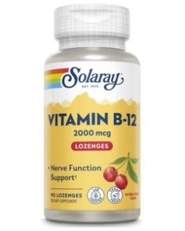 Vit. B12 2000Mcg. 90Comp.Sublingual Solaray