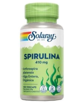 Spirulina 410Mg. 100Cap. Solaray