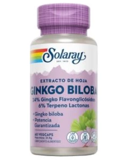 Ginkgo Biloba 60Mg. 60Cap. Solaray