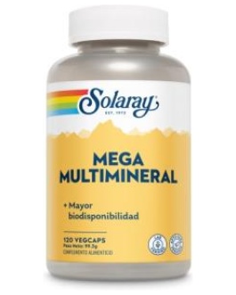 Mega Multi Mineral 120Cap. Solaray
