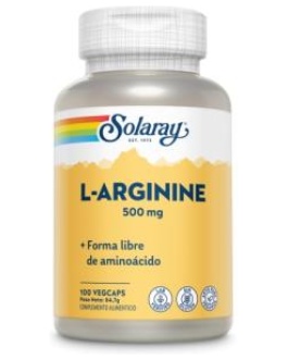L-Arginine 500Mg. 100Cap. Solaray