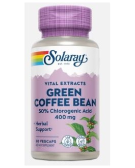 Green Coffee (Cafe Verde) Extract 400Mg. 60Cap. Solaray
