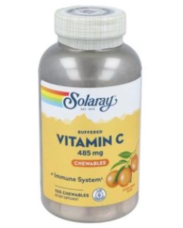 Vitamina C-500 Sabor Naranja 100Comp.Mast. Solaray