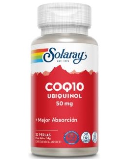 Ubiquinol Coq10 50Mg. 30Perlas Solaray