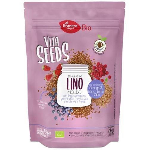 EL GRANERO INTEGRAL-VITASEED LINO MOLIDO SARRACENO FRAMBUESA BIO 200G (GRANERO)