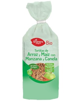 Tortitas Arroz Maiz Manzana Canela Bio 127G (Granero)