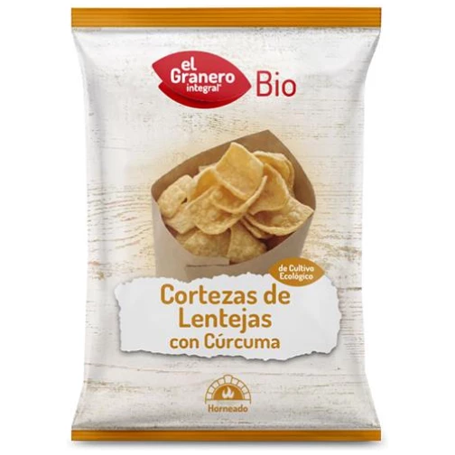 EL GRANERO INTEGRAL-CHIPS LENTEJAS CURCUMA BIO 65GR (GRANERO)