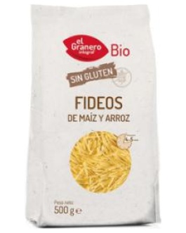 Fideos Maiz-Arroz Sin Gluten Bio 500Gr (Granero)