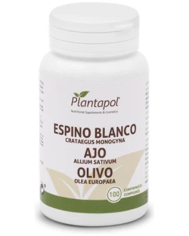 Espino Blanco. Ajo. Olivo 100Comp. 550Mg. (P.pol)