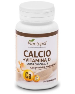 Calcio+Vitamina D Sabor Choco Masticable 60Comp 1500Mg (Planta Pol)
