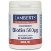 LAMBERTS-BIOTINA 500 MCG.90CAP.