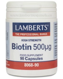 BIOTINA 500 mcg. 90 cap.