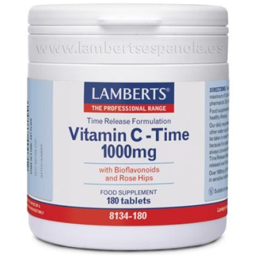 LAMBERTS-VITAMINA C 1000MG 180Tabletas (libera sostenida)