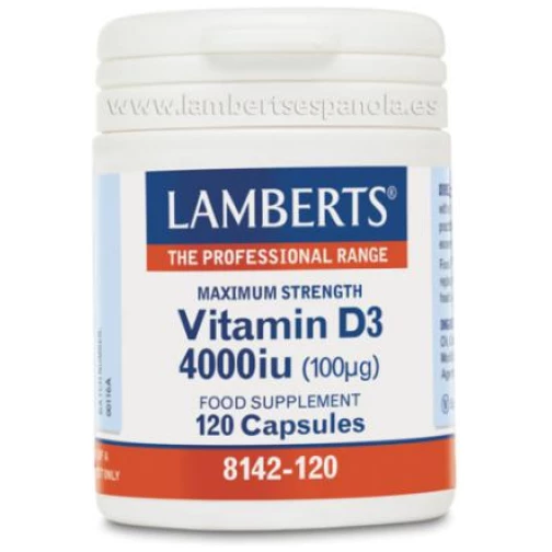 LAMBERTS-VITAMINA D3  4000UI 120TAB. (LAMBERTS)