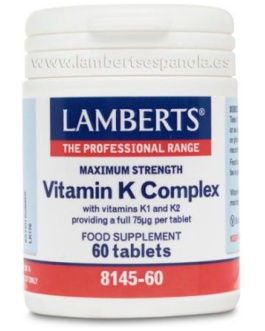 Vitamina K 60Tabletas (Lamberts)
