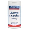 LAMBERTS-L-ACETIL CARNITINA 60CAP. 500MG.