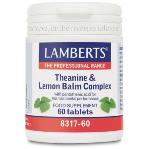 LAMBERTS-COMPLEJO TEANINA Y BALSAMO LIMON 60CAP.