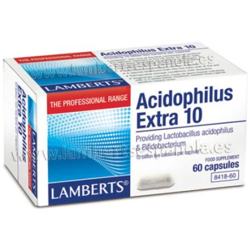 LAMBERTS-ACIDOFILUS EXTRA 10. 60CAP.(NUEVO)