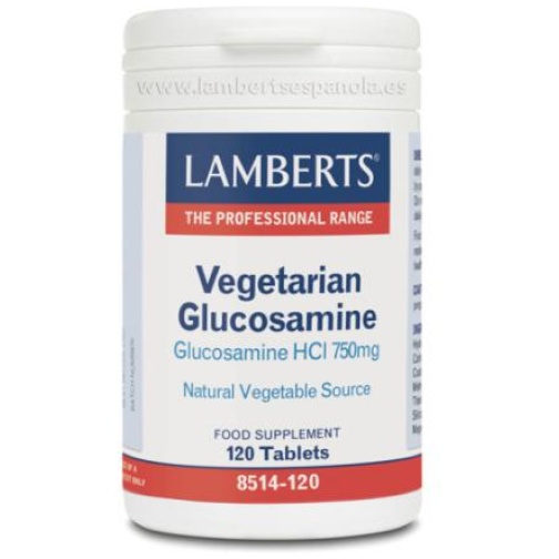 LAMBERTS-SULFATO GLUCOSAMINA VEGET.750MG.120TAB