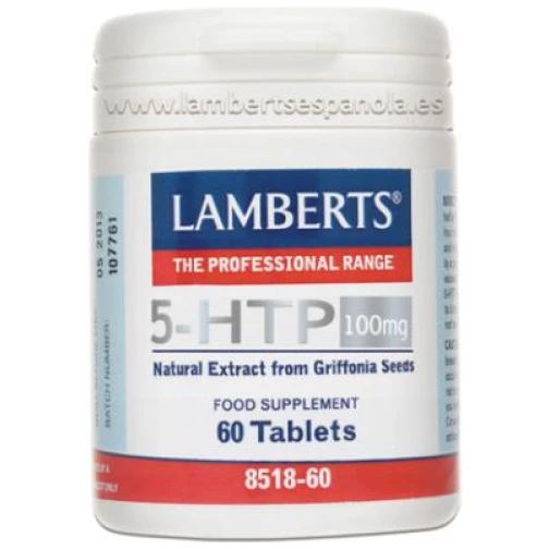 LAMBERTS-5-HTP (EXTRACTO SEMILLAS GRIFONIA)100MG 60 CAPSULAS (LAMBERTS)