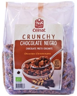 Crunchy Chocolate Negro Bio 500G.(Cel)