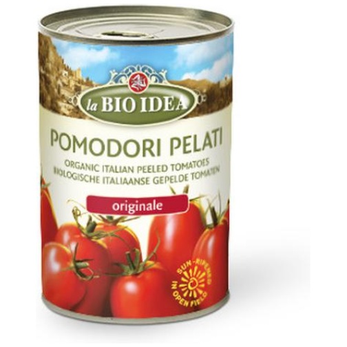 BIOIDEA-TOMATE PELADO BIO.LATA 400GR.(BIOIDEA)