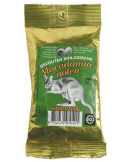 Nueces Macadamia Saladas Bio 100Gr (Horizon)