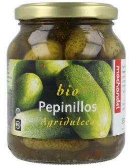 Pepinillos Agridulces Bio Tarro 350Gr (Machandel)