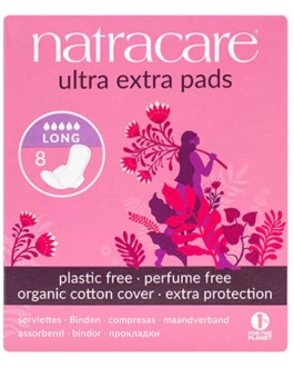 Compresa Larga Alas Extra (4/5) Eco 8Ud (Natracare)