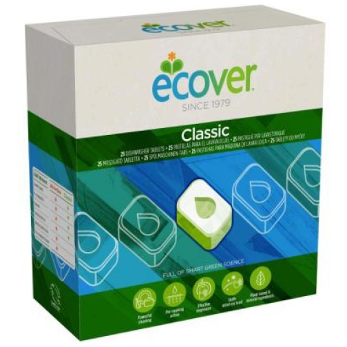 ECOVER-TABLETAS LAVAVAJILLAS 500GR 25UND  (ECOVER)