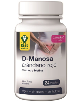 D-Mannose-Arandano Rojo 24 Comp. (Raab)