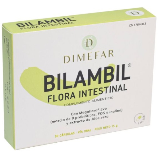 DIMEFAR-BILAMBIL PROBIOTICO+PREBIOTICO 30 CAPSULAS 545MG (DIMEFAR)