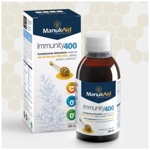 MANUKA NEW ZEALAND-JARABE MANUKA IMMUNITY 400 250G (M.N.ZEAL.)