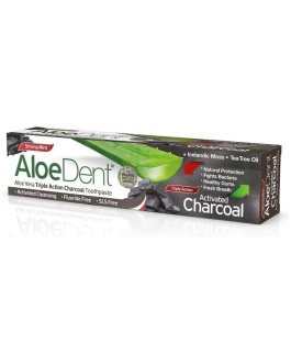 Pasta Dientes Aloe Dent Carbon 100Ml (Optima)