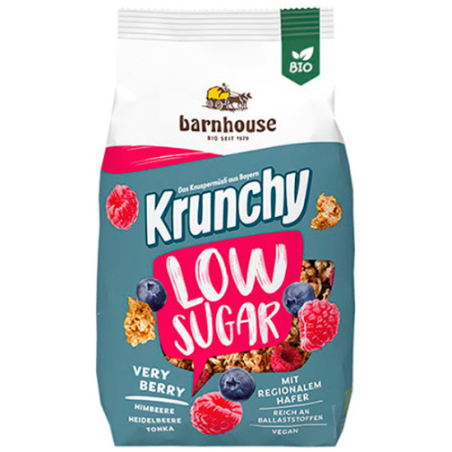 BARNHOUSE-CRUNCHY FRUTOS ROJOS BIO BAJO AZUCAR 375G (BARNHOUSE)