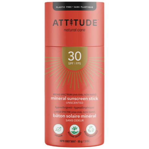 ATTITUDE-PROTECTOR SOLAR SIN PERFUME SPF 30 STICK 85GR (ATTITUDE)