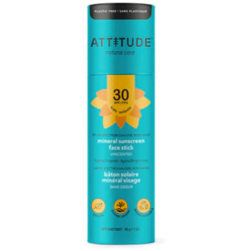 ATTITUDE-PROTECTOR SOLAR FACIAL BEBES Y NIÑOS SPF 30 SIN PERFUME STICK 30GR (ATTITUDE)