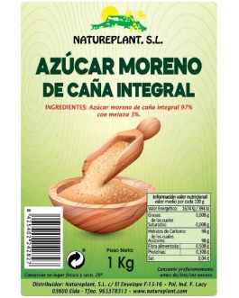 Azucar Int.caña C/Melaza 1Kg Natureplant