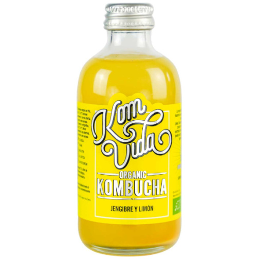 KOMVIDA-KOMVIDA KOMBUCHA JENGIBRE LIMON BIO 250ML