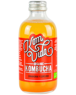 Komvida Kombucha Zanahoria Curcuma Bio 250Ml