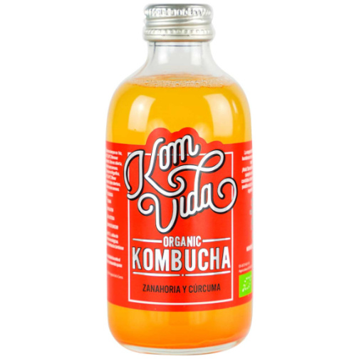 KOMVIDA-KOMVIDA KOMBUCHA ZANAHORIA CURCUMA BIO 250ML