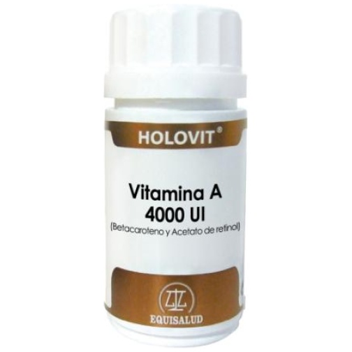 EQUISALUD-HOLOVIT VITAMINA A 4000 UI 50 CAPS.