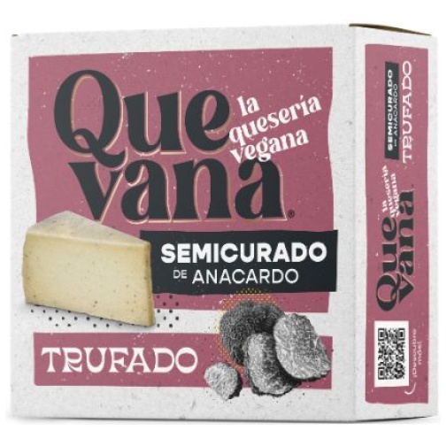 QUEVANA-QUEVANA SEMICURADO DE ANACARDOS TRUFADO VEGANO BIO 160GR