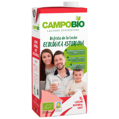 CAMPOBIO-LECHE VACA ENTERA BIO 1L UHT ASTURIAS (CAMPOBIO)