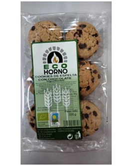 Cookies Espelta Chocolate Bio 220Gr  (Ecohorno)