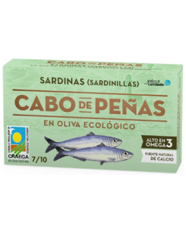 Sardinillas En Aceite Oliva Bio 85G (Cabo Peñas)