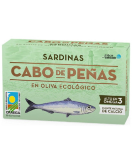 Sardina En Aceite Oliva Bio 120G (Cabo Peñas)