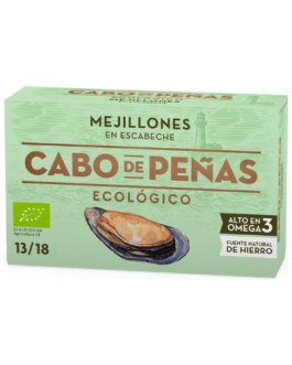 Mejillon En Escabeche Bio 111Gr (13/18) (Cabo Peñas)