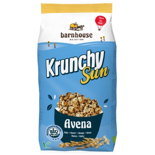 BARNHOUSE-CRUNCHY SUN AVENA SIN AZUCAR BIO 375GR (BARNHOUSE)